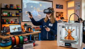 Projektowanie i obsługiwanie procesu druku 3D z elementami VR.